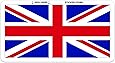 Adesivo Bandiera Regno Unito – Union Jack Con Stemma Britannico – 180mm