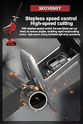 Cordless Reciprocating Saw, 2 x 2.0Ah