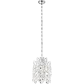 Minka Lavery 3155-77 Isabella's Crown Mini Pendant, 1-Light, 100 Total Watts, 9.75-in H x 12.75-in W, Chrome