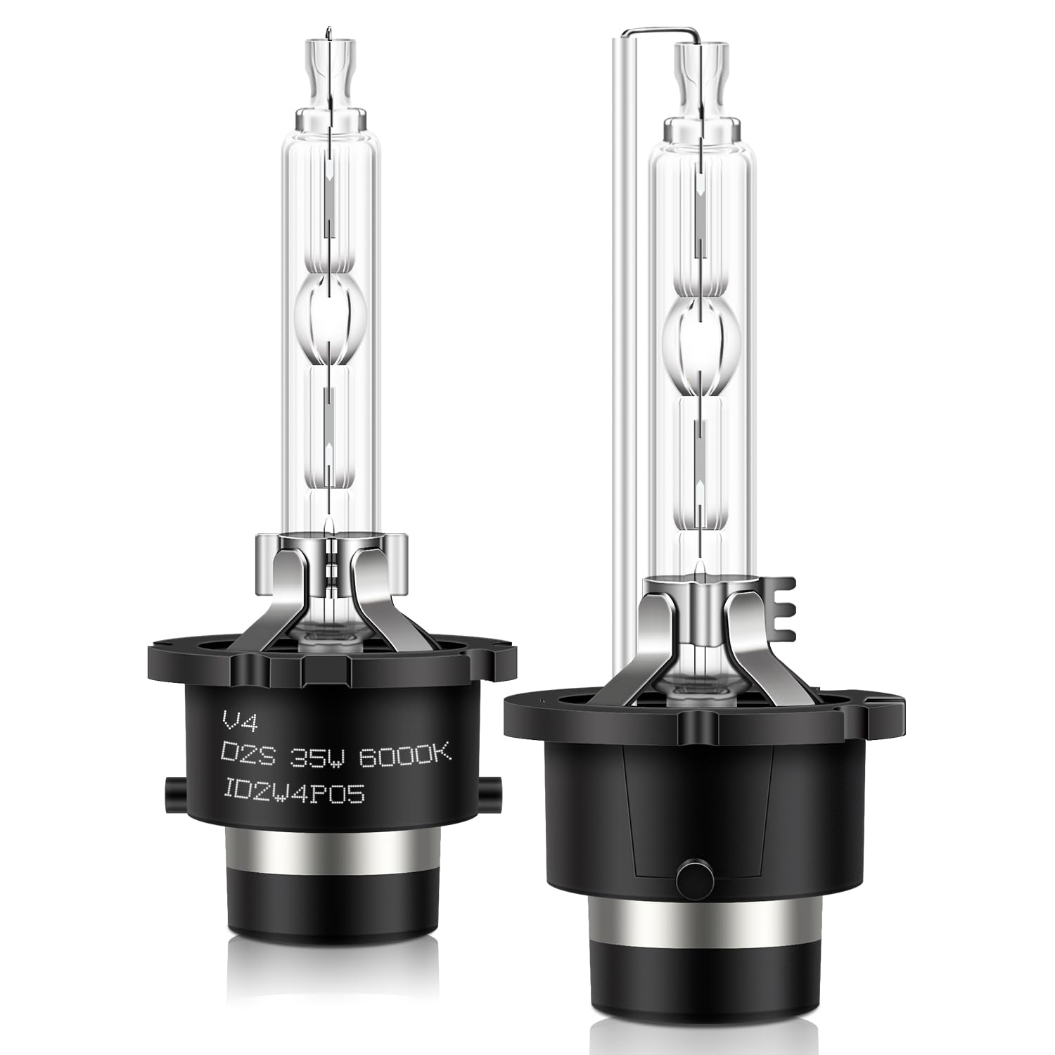 Erato D2S Xenon Bulb, 35W 6000K Cool White Super Bright Discharge Lamp High Low Beam 12V HID Headlight Bulb Replacement, 2 Pack