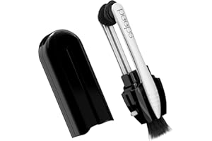 Peeps CarbonKlean Peeps Glasses Cleaner - for Eyeglasses, Reading Glasses, and More - Lens Cleaner with Carbon Microfiber Tech - Injected Black - 1 Count (Pack of 1)