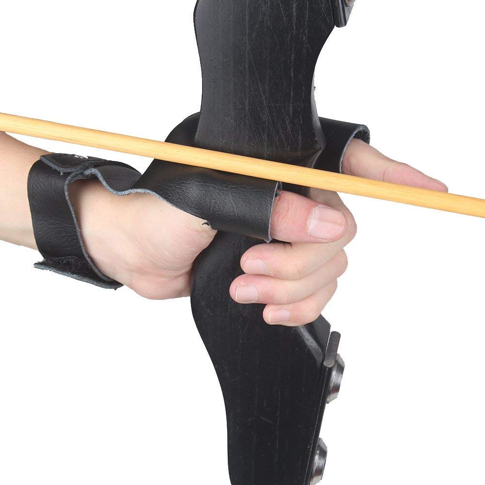 Leather Guard Hand Left Sukragraha Glove Glove Protector Finger Archery Bow Long Shooting Finger Tabs Store Online Www Klevering Com