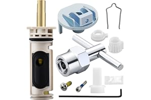 TEAREL 1222 Cartridge Kit for Moen 1222 Replacement Cartridge with Removal Tool 104421 and Handle Adapter 116653, for Moen Posi Temp Shower Repair
