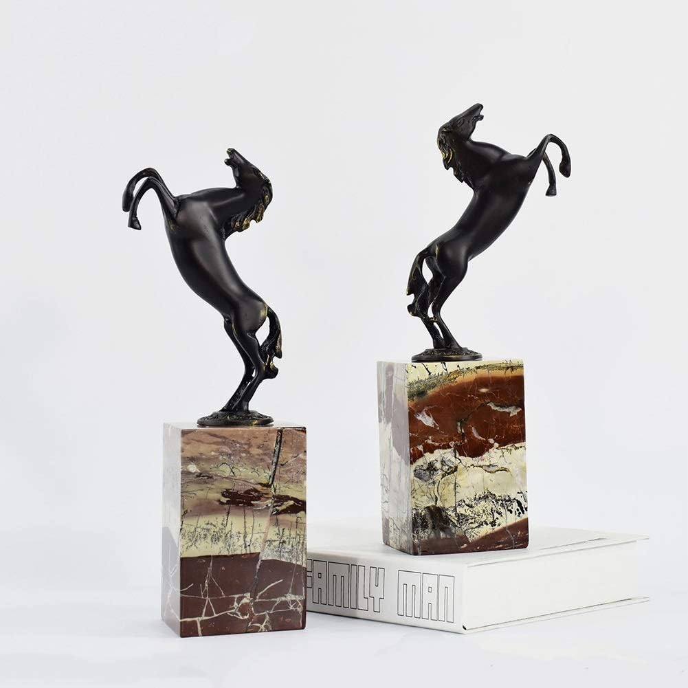 Bookend Horse Sculpture Decorative Shelf Slip Thick Book Block Library School Office Or Family Learning Perfect Gift