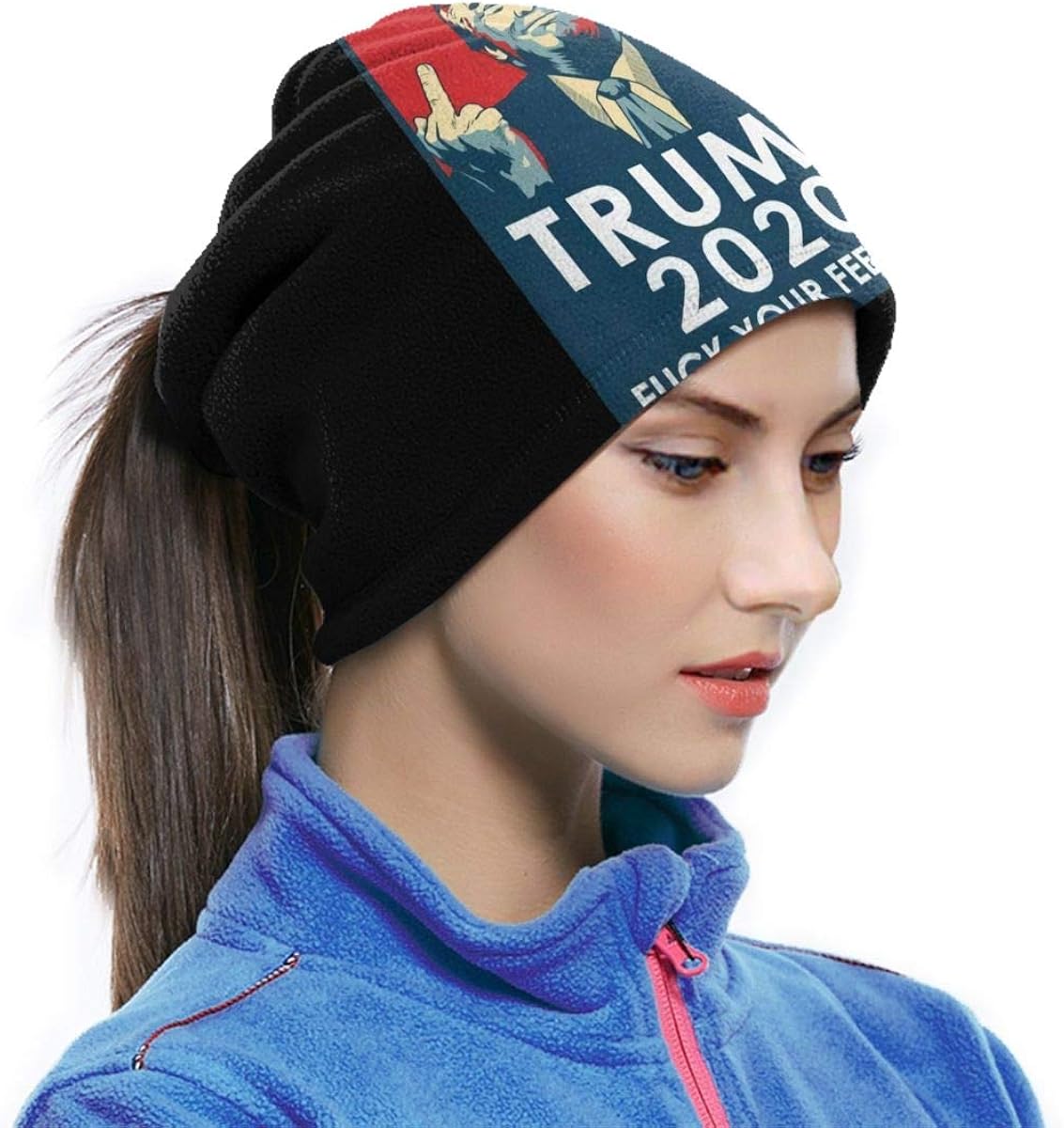 Donald Trump Warm Comfortable Dustproof Sports Breathable Face Shield Seamless Bandana Scarf UV Sport Balaclavas: Clothing