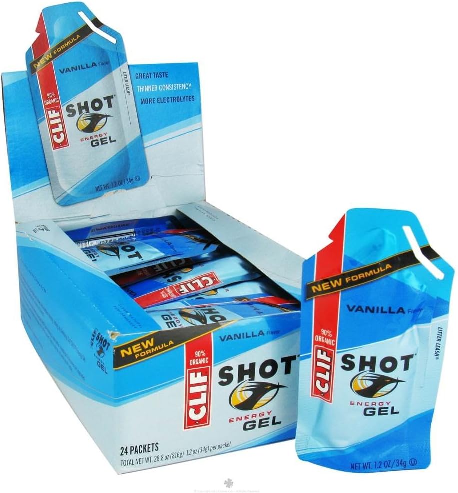 CLIFBAR Food Vanilla Gel (Box of 24)