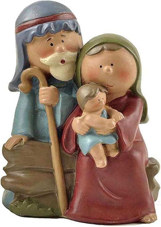 Nativity Scene Figurines,Crib Figures Traditional Nativity Scene, Baby Jesus Nativity Figurine