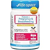 Life-Space Probiotic for Pregnancy & Breastfeeding, 3 in 1 Probiotic for Women, Clinically Proven for Mom's Breast, Gut & Vaginal Health, Baby Growth Support, 15 Billion CFU & 4 Strains, 50 Capsules