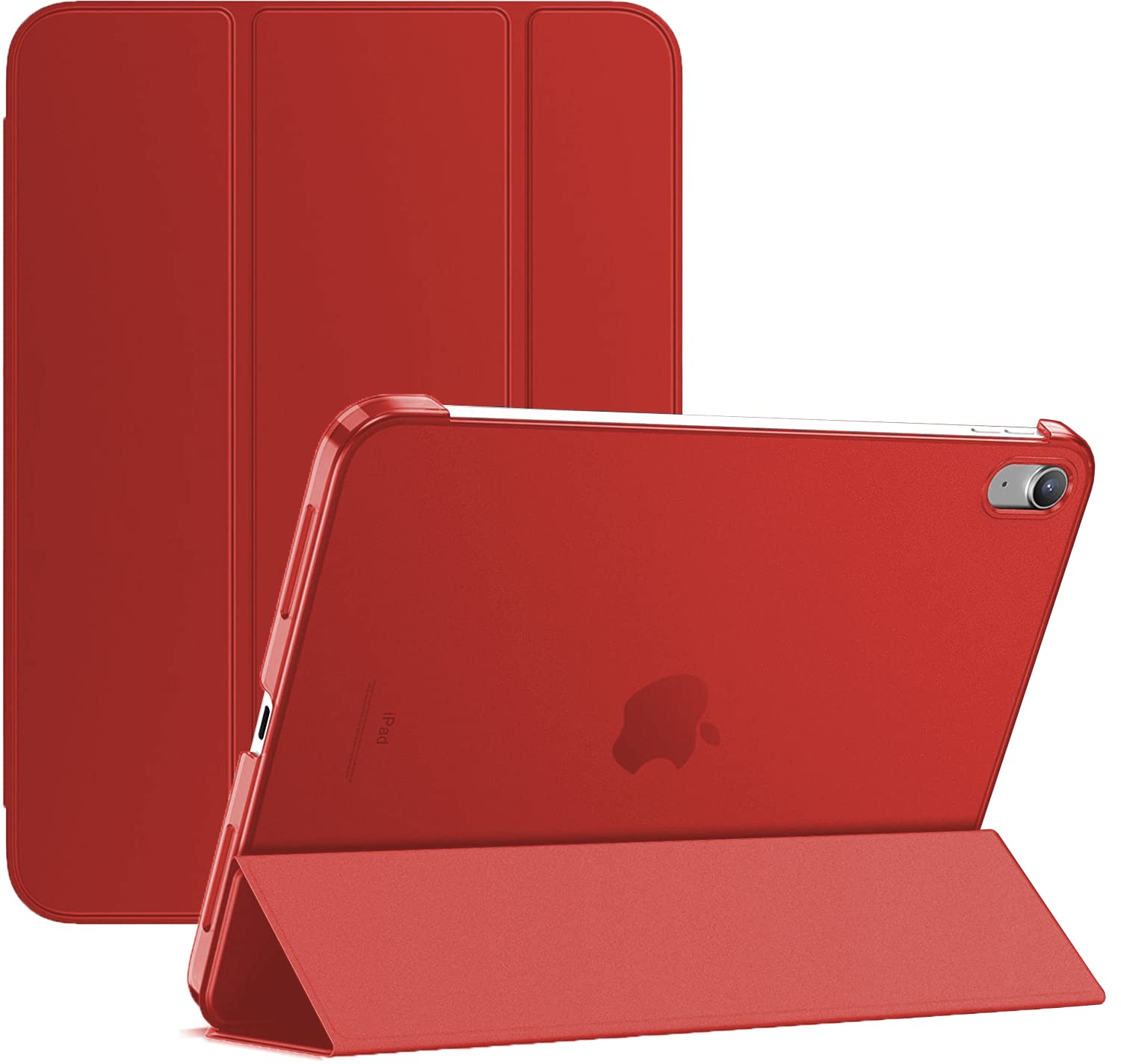 Smart Magnetic Case for Apple iPad Air 4 (2020) 10.9 inch with Auto Sleep/Wake function (Red)