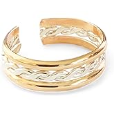 Toe Ring | Braid Stack 14K Gold Fill & Sterling Silver | Unisex Adjustable Toe Ring for Men or Women | One Size Fits All | Two-Tone Mixed Metal Ring