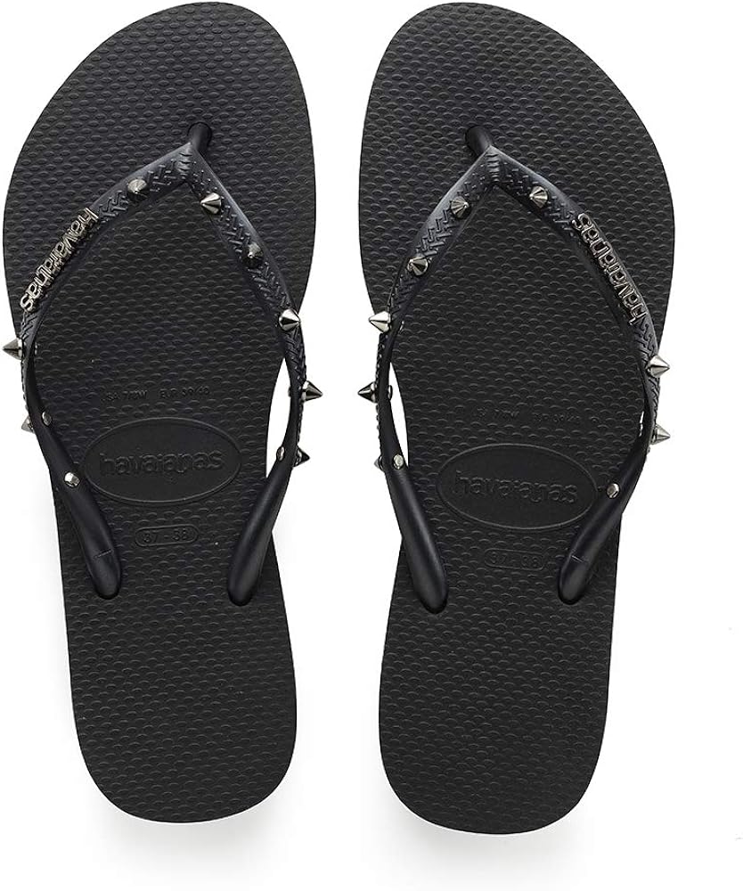 havaianas slim hardware black