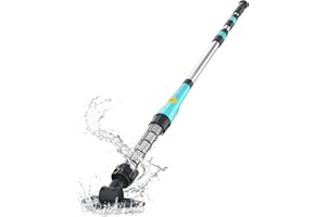 Oxseryn Lightweight Stick Pool Vacuum, Cordless Pool Cleaner for above Ground Pools, Hot Tubs and Spas for Cleaning Sand, Leave and Debris, Green