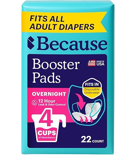 Amazon.com: TotalDry Unisex Booster Pad Contoured 13.8 Inch Length