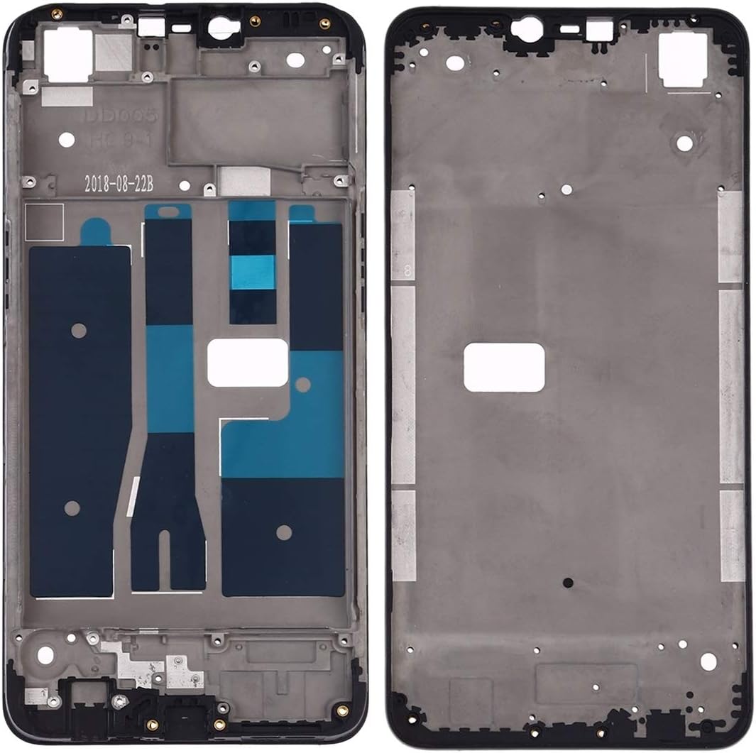 LIYE Front Housing LCD Frame Bezel Plate for Oppo A5 / A3s (Black) (Color : Black)