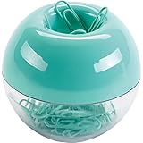 MultiBey Mint Green Paper Clips Magnetic Dispenser