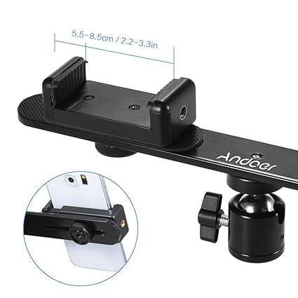 Andoer Smartphone Live Broadcast Bracket With Dual Phone Holders Clips Ball Head Tripod Adapter Mount For Iphone 7 7 Plus 6 6 Plus 6s