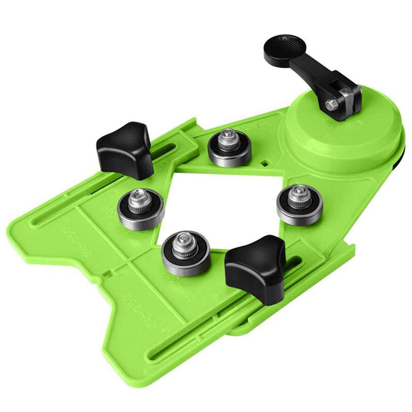 Telituny Glass Tile Hole Finder 4-83 mm Drill Guide Diamond Drill Glass Tile Hole Finder Saw Drill Bit Suction Cup Guides for Drilling and Positioning