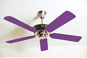 GENERIC Fancy Blade Ceiling Fan Accessories Blade Cover Decoration, Solid (Purple) (FBB-SR-021)