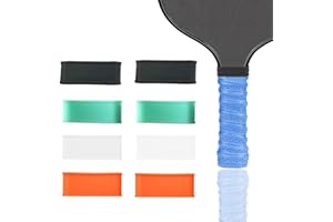 TONLOOEEL 8 PCS Pickleball Paddle Grip Bands,Handle Rubber Silicone Rings for Pickleball Racket Squash Racket Badminton Racke
