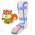 Kids AFO Drop Foot Brace for Children Toddler Ankle Foot Orthosis Pediatric AFO Night Splint Walking with Shoes or Sleeping (Large-Right)