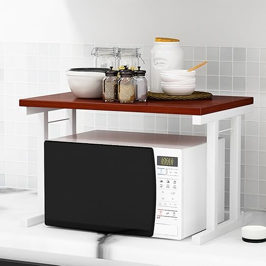 Estantes de horno de microondas de 2 pisos Tubo cuadrado ...