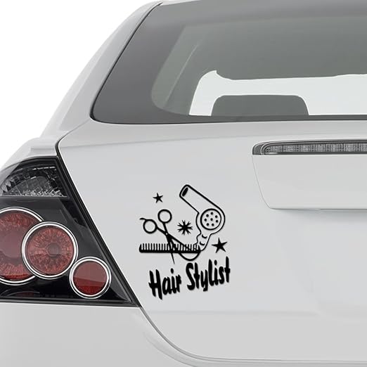Amazon Com Aampco Decals Hair Stylist Scissors Hair Dryer Vinyl