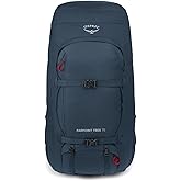 Osprey Farpoint Trek 75L Men's Travel Backpack, Muted Space Blue