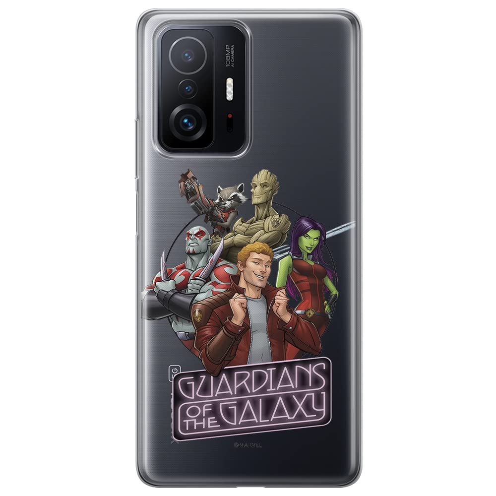 ERT GROUP mobile phone case for Xiaomi 11T 5G / 11T PRO 5G original and officially Licensed Marvel pattern Guardians of the Galaxy 009 optimally, partially transparent