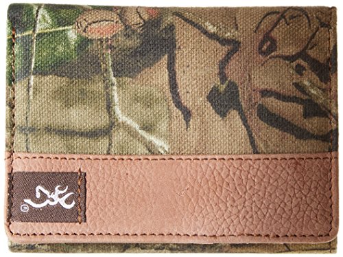 Browning men’s tri-fold camo wallet (mossy oak infinity camo, r…