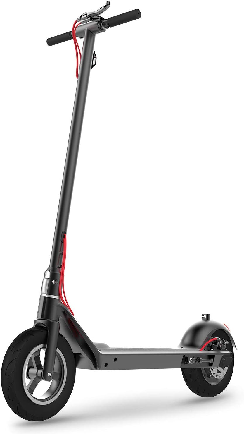RND M1 Commuting Electric Scooter Foldable with Foot Control Accelerator, 10.5'' Explosion-Proof Vacuum Tire, E-ABS Disc Dual Brake, 350W Motor Detachable Battery Max Speed 18.64MPH, Max Weight 220lbs