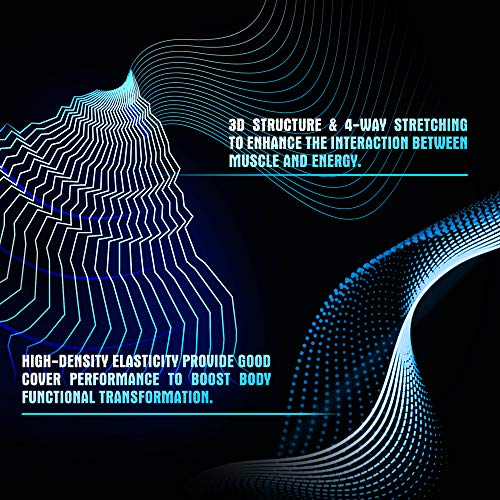 image for Xtextile 3 Pcs Men's Workout Set with Compression Pants Long Sleeve Sh