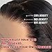 YMS Glueless Lace Front Wigs Human Hair with Baby Hair Pre Plucked Curly Brazilian Virgin Hair Lace Front Wigs for Black Women (10 inch with 130 density,Lace Front Wig)