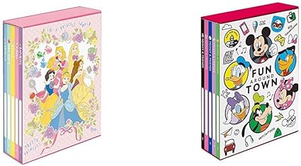 Amazon セット買い ナカバヤシ ポケットアルバム 5冊box ディズニー プリンセス ポケットアルバム 5冊box ディズニー ミッキー フレンズ 文房具 オフィス用品 文房具 オフィス用品