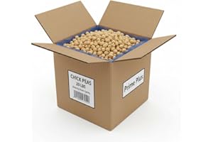 Prime Plus Chick Peas (Garbanzo Beans), Dried, Bulk 20 lb Bag – Kosher, High-Protein, for Hummus, Salads, Soups & Meal Prep