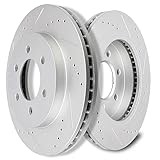 SCITOO Brakes Rotors 2pcs Front Discs Brake Rotors