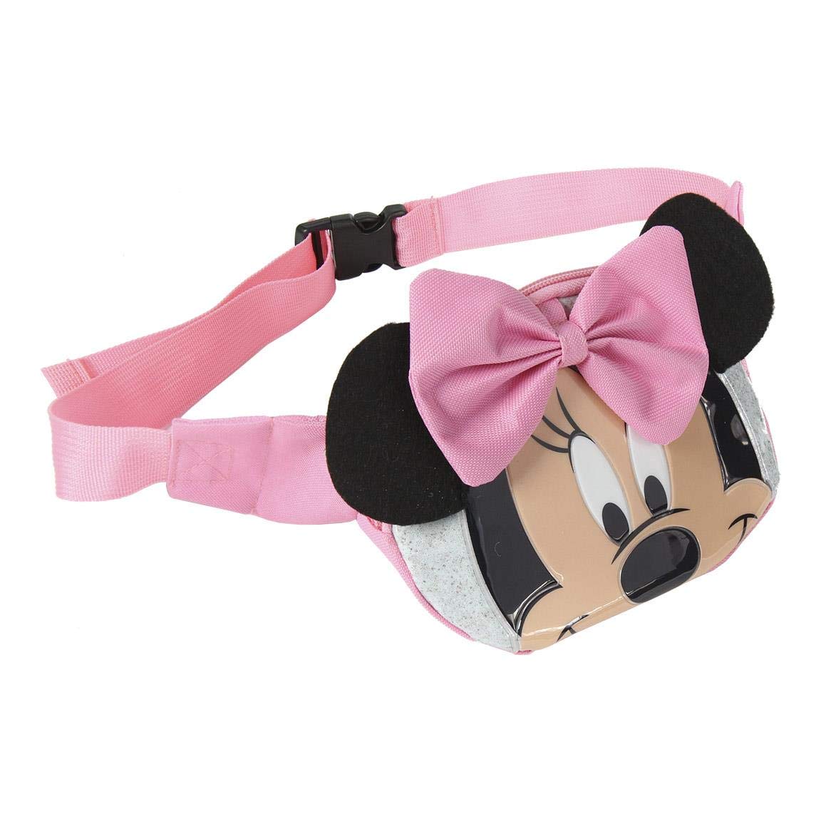 Artesania Cerda Bolso Riñonera Minnie Sport Waist Pack, 33 cm, Silver (Plateado)