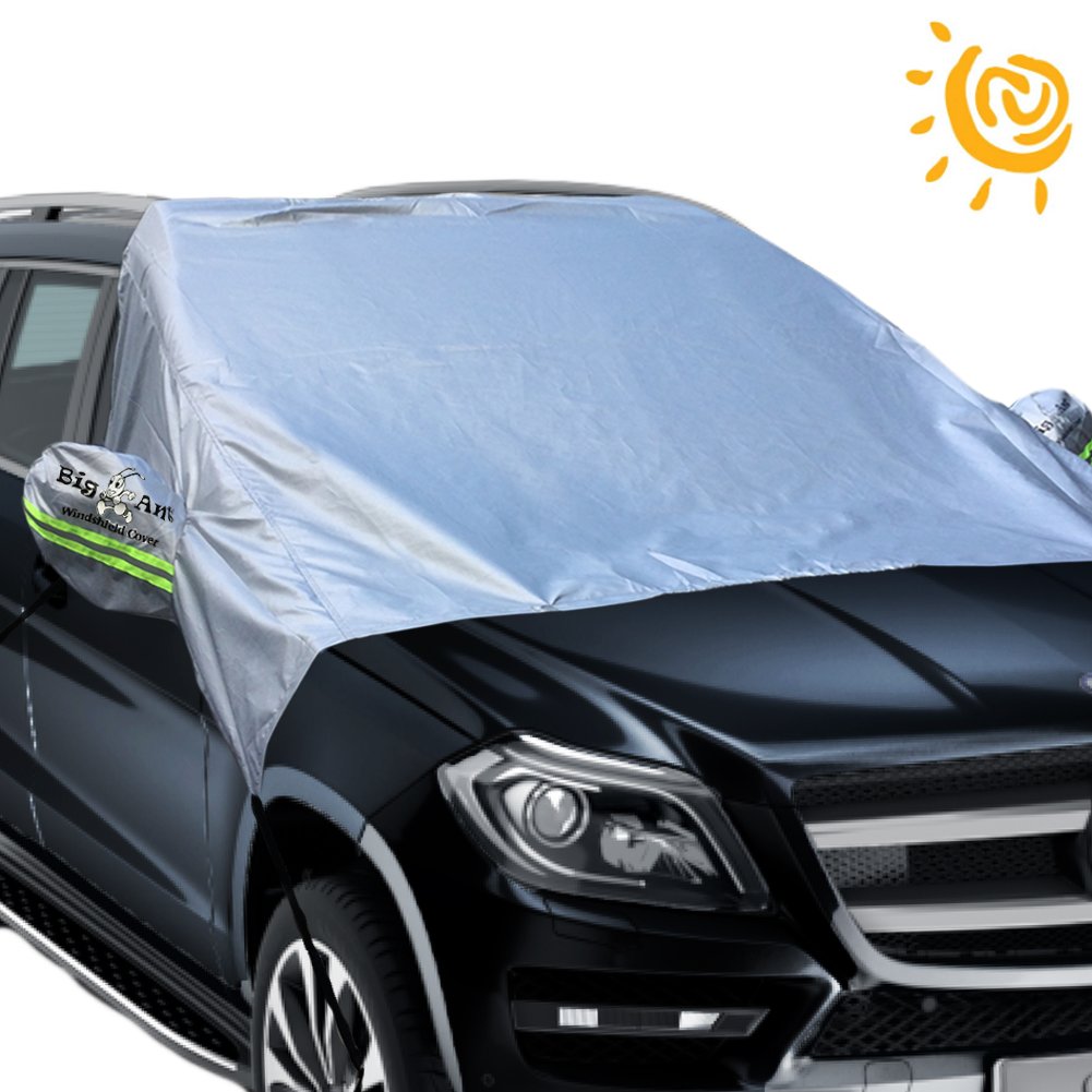 Big Ant Windshield Sun Shade, Car Sun Shade Elastic with Hooks