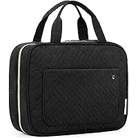 BAGSMART Hang Travel Toiletry Bag, Water-Resistant Makeup Cosmetic Bag Travel Organizer Wash Bag for Accessories,Toiletries