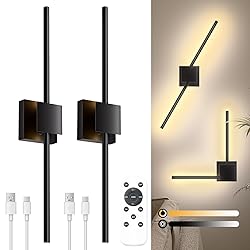 Torchlet Battery Operated Wall Sconce with Remote