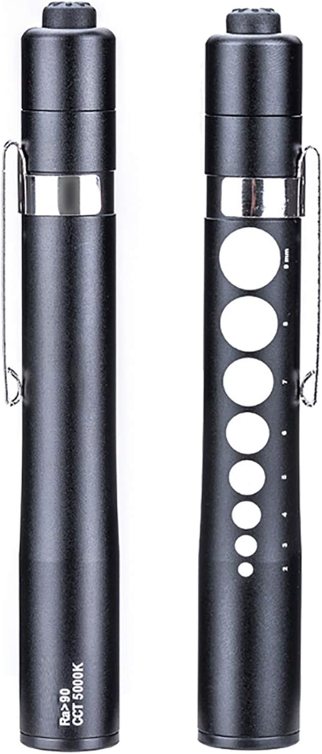 PYXZQW Medical Penlight, Pen Light with Pupil Gauge LED