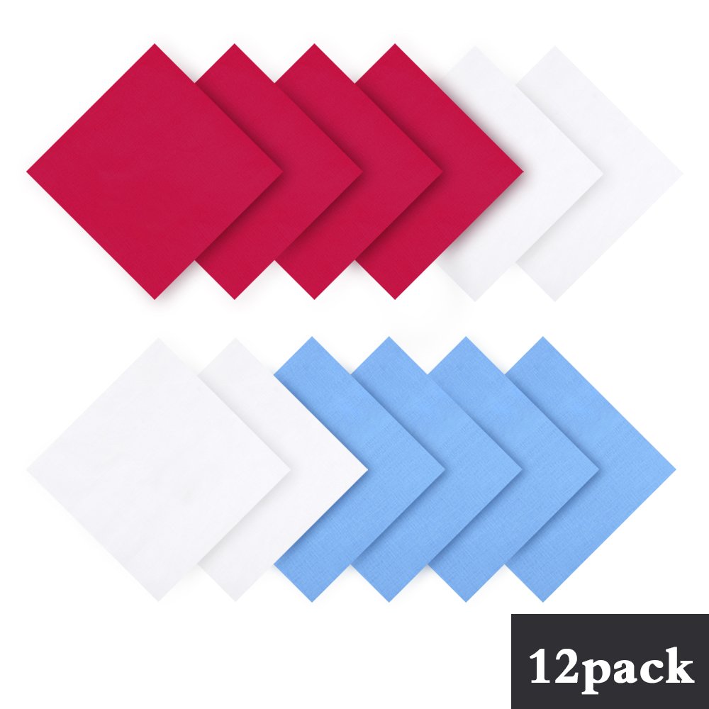 Alotpower Multifunctional Handkerchiefs Cotton Bandanas Solid Color Headband,3 Colors