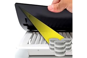 HMMAGNETS Powerful Magnetic Vent Covers (3-Pack) That Will Never Fall Off (Upgraded Design) - for Sealing Floor/Wall/Ceiling Registers of Width 5.25" to 6", Length 11.25" to 12" | Vent Not Included | White