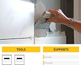 Everbuild 701 Non Slip Tile Adhesive Ready Mixed White 3.75kg Acrylic High view 5