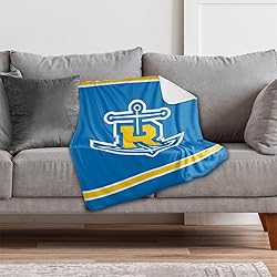 Rollins College Primary Logo Stripes Sherpa