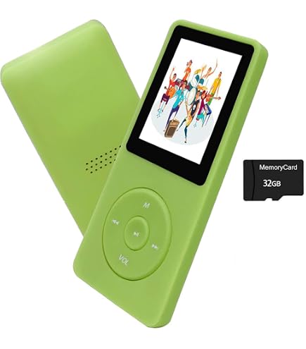 Lecteur MP3 Rechargeable Avec Haut-parleur Intégré - Supporte Carte MicroSD 32 Go, Radio FM - Pour Sport, Voyage, Enfants - 13