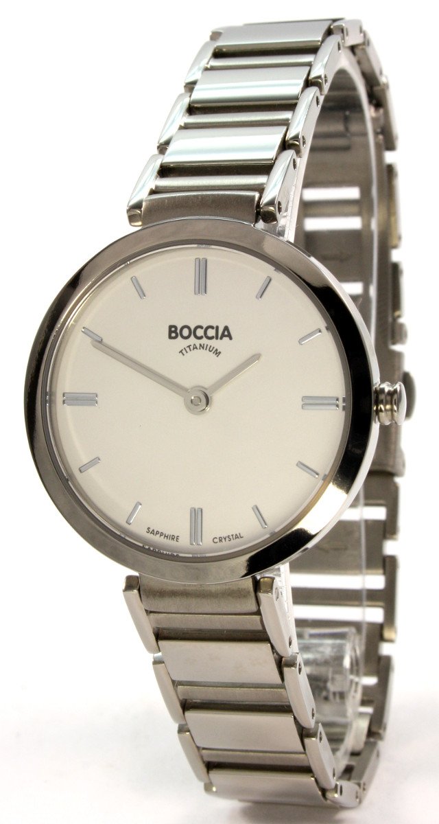 Boccia Women Analog Quartz Watch with Titanium Strap 3252-01