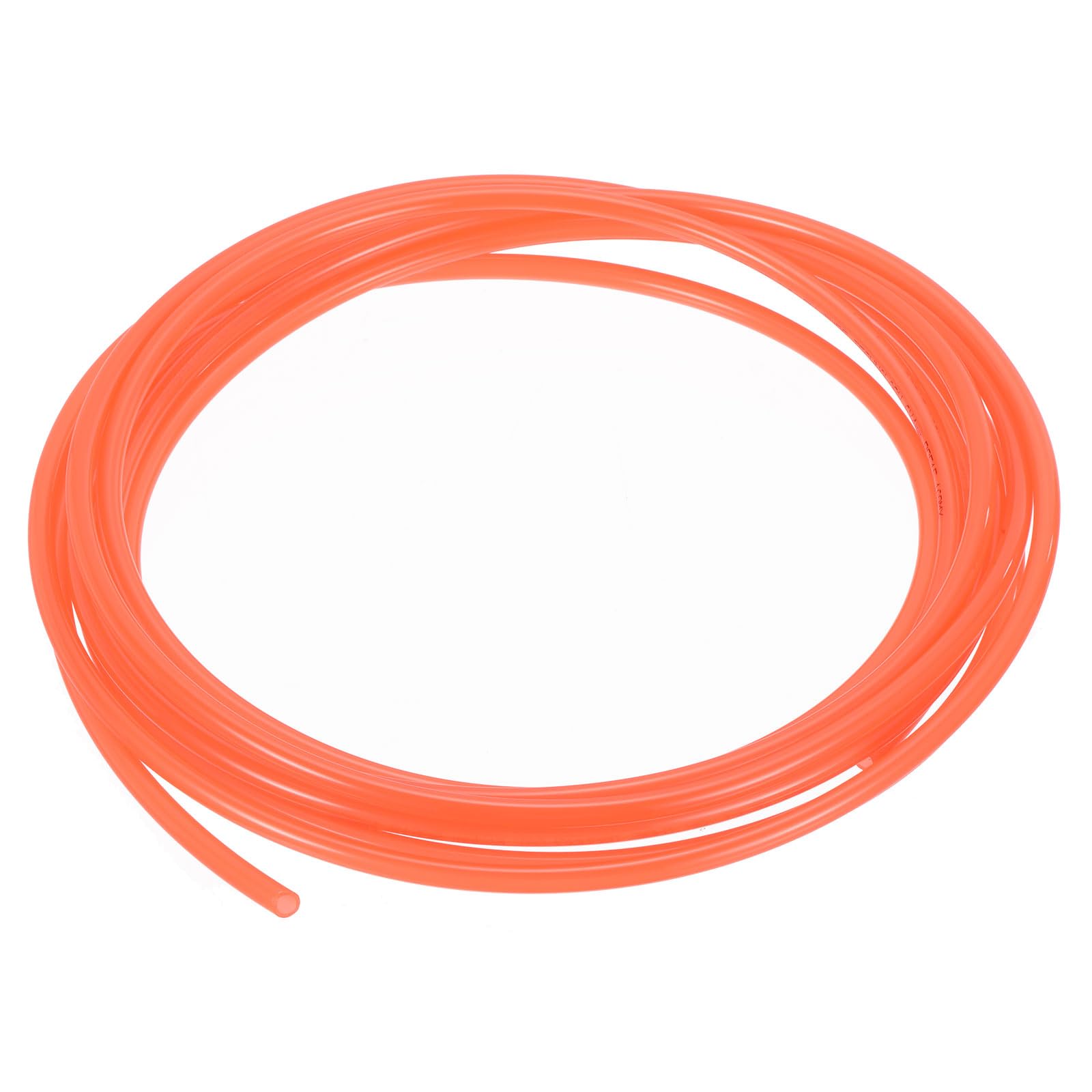Rebower Pneumatic Tubing Pipe,6mm x 4mm Orange PU Polyurethane Tube,16.4FT 5M,PU Air Line Tubing Hose Tubes for Air Compressor,Fluid Transfer,Air Brake