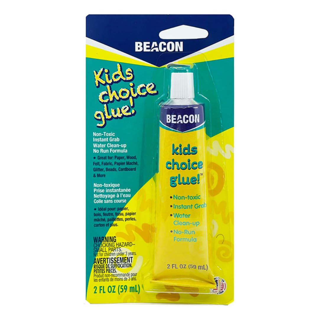 Beacon Adhesives Kids Choice Glue, Dries Clear, 59 ml