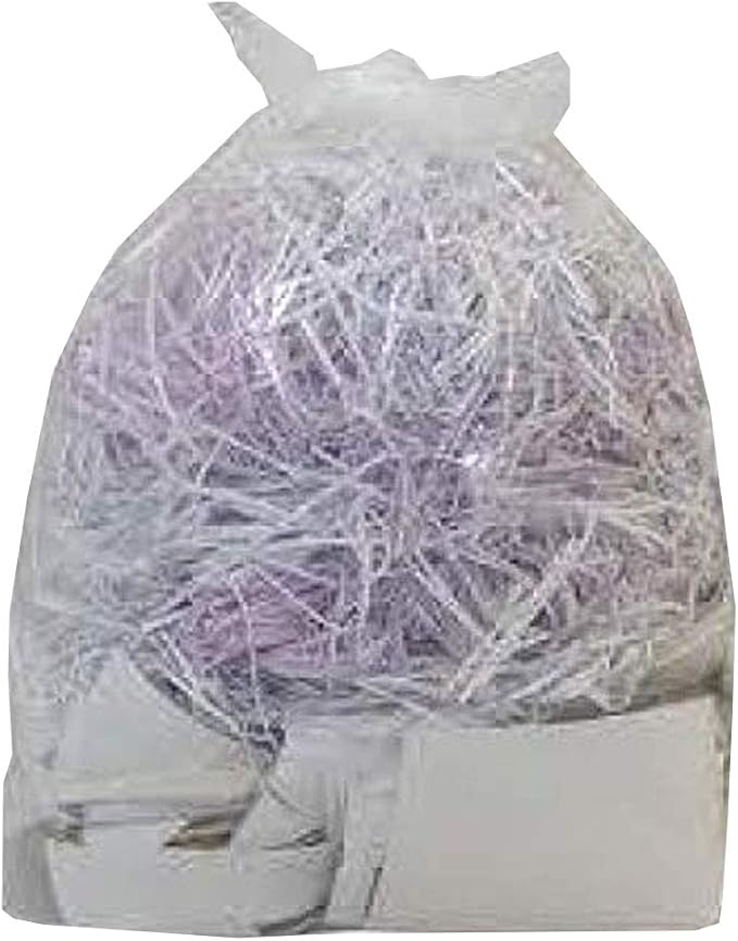 200 Clear Bin Bags Refuse Sacks, 100 Gauge, 25 Micron (Medium Duty