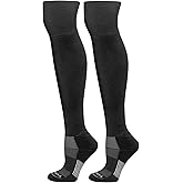 Mk Socks Extreme Over The Knee Sports Socks - Black